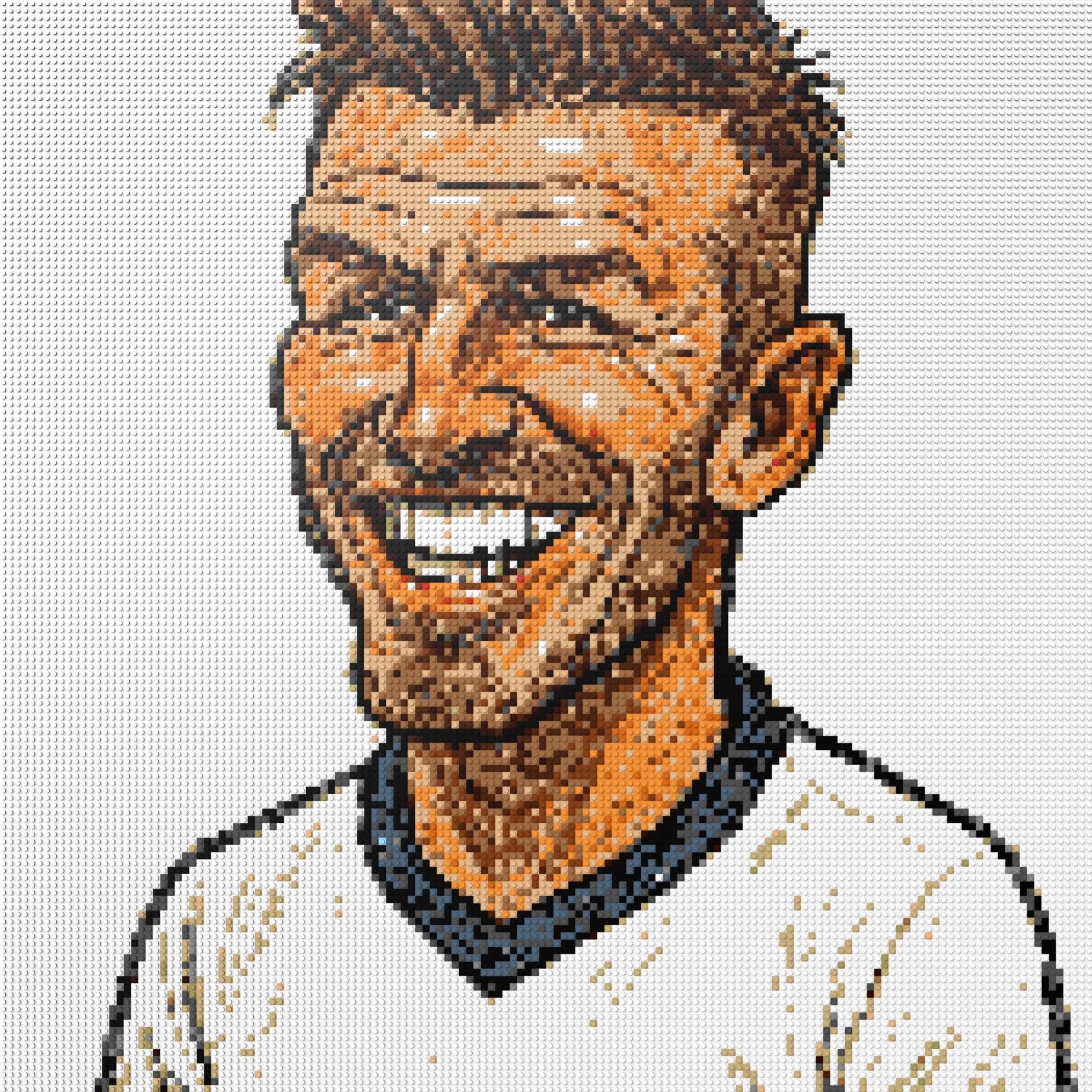 150*150studs, 120*120cm, 47,25*47,25inch