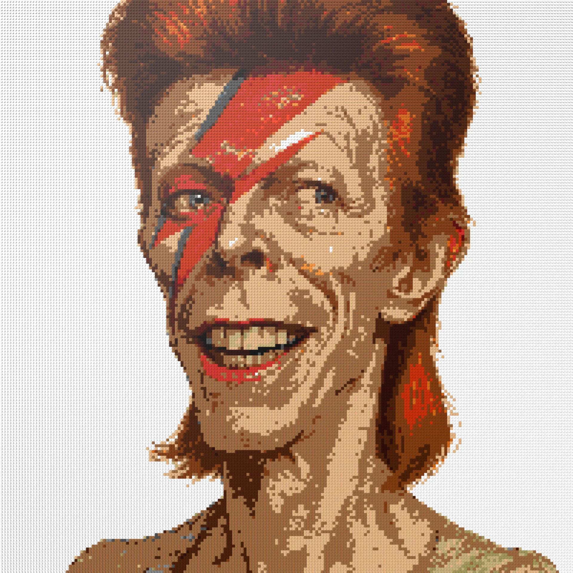 200*200studs, 160*160cm, 63*63inch