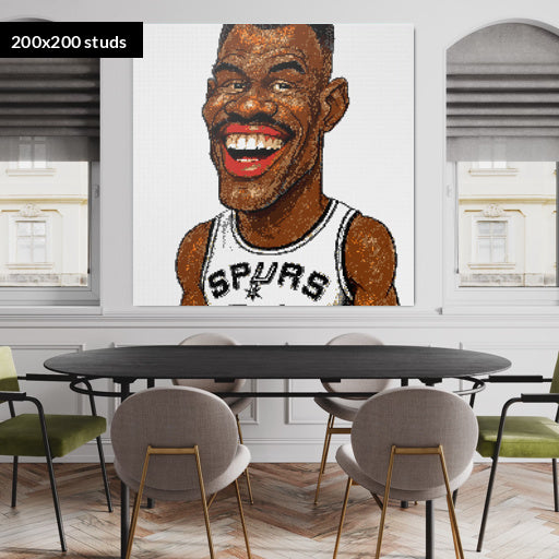 200*200studs, 160*160cm, 63*63inch