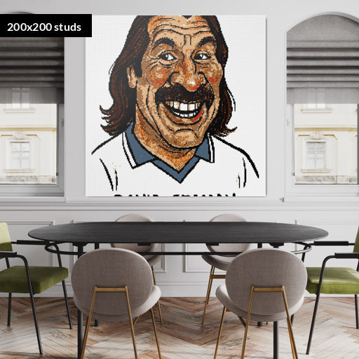 200*200studs, 160*160cm, 63*63inch