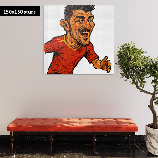 150*150studs, 120*120cm, 47,25*47,25inch