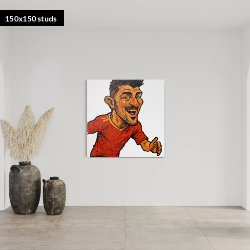 150*150studs, 120*120cm, 47,25*47,25inch