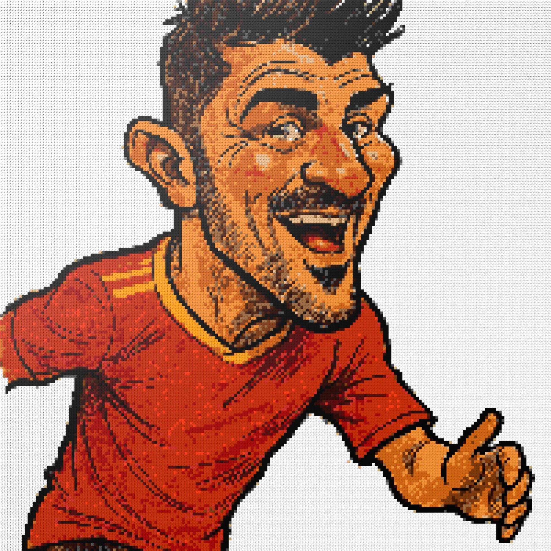 200*200studs, 160*160cm, 63*63inch