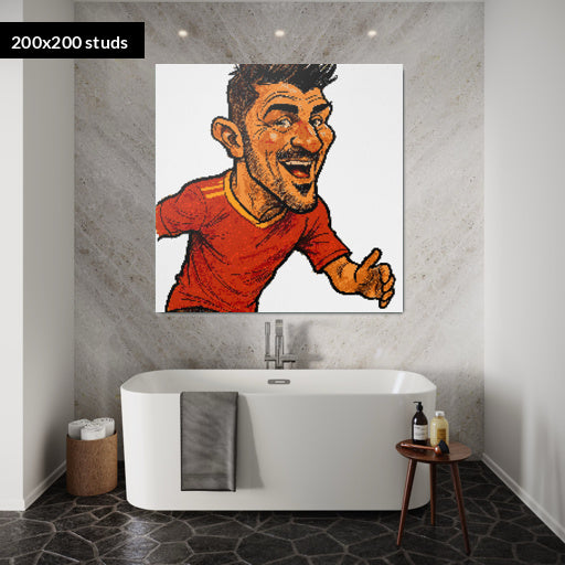 200*200studs, 160*160cm, 63*63inch