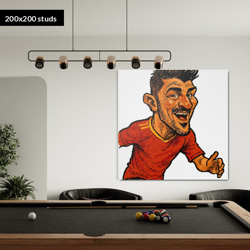 200*200studs, 160*160cm, 63*63inch