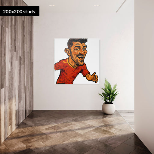 200*200studs, 160*160cm, 63*63inch