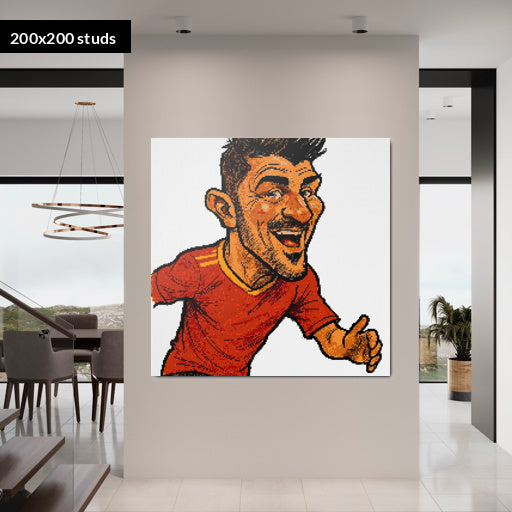 200*200studs, 160*160cm, 63*63inch