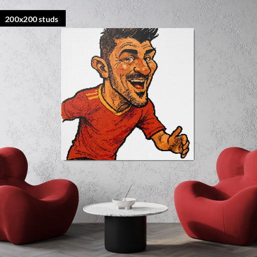 200*200studs, 160*160cm, 63*63inch