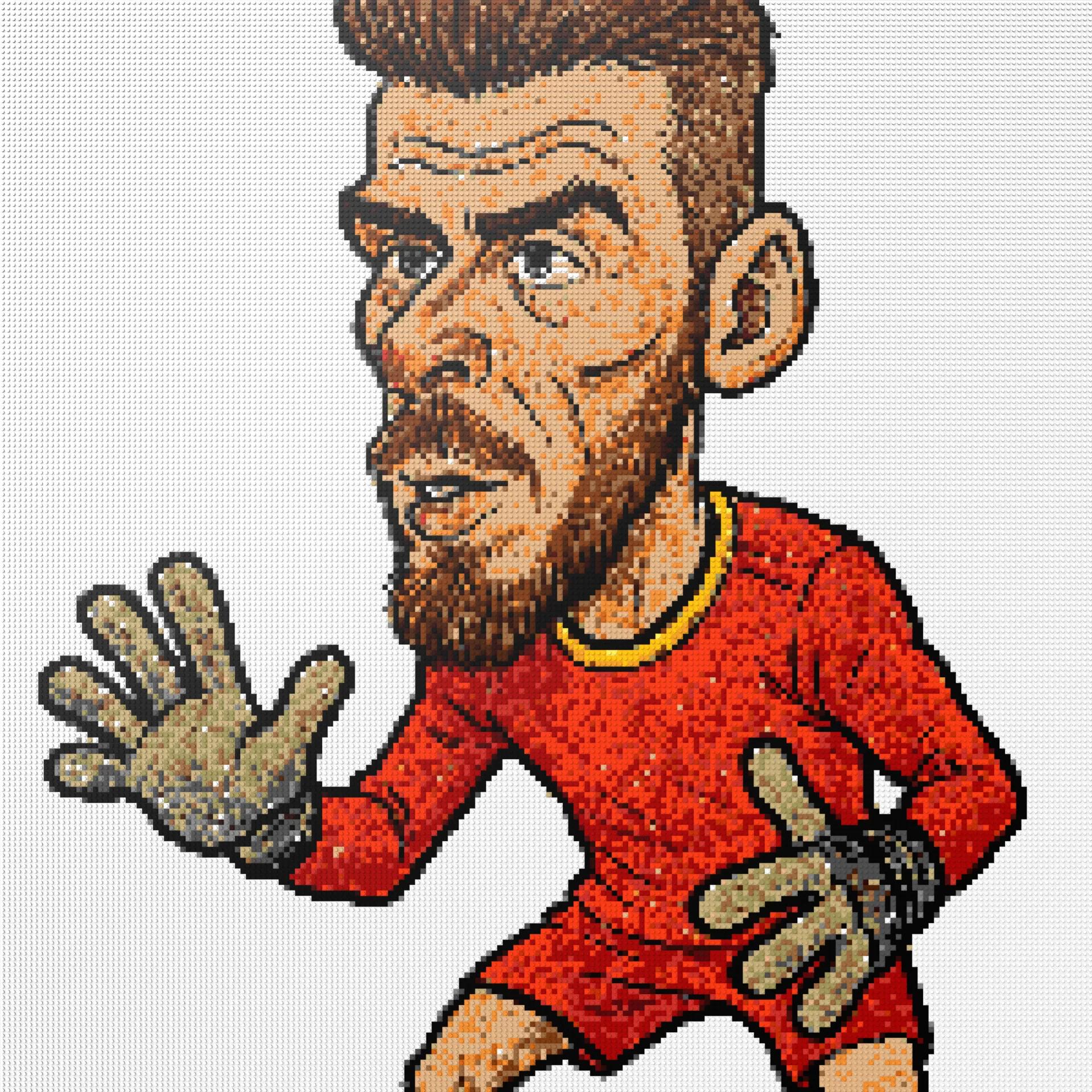 200*200studs, 160*160cm, 63*63inch