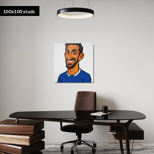 100*100studs, 80*80cm, 31,5*31,5inch