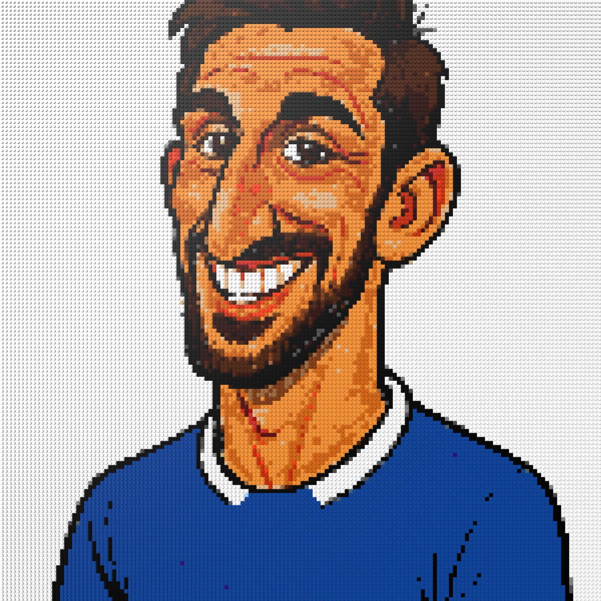 150*150studs, 120*120cm, 47,25*47,25inch