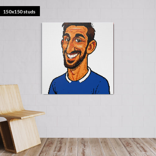 150*150studs, 120*120cm, 47,25*47,25inch