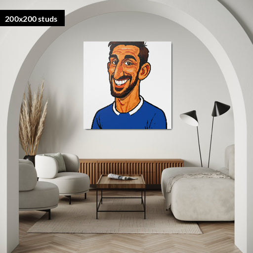 200*200studs, 160*160cm, 63*63inch