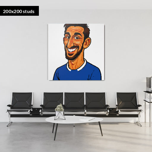 200*200studs, 160*160cm, 63*63inch