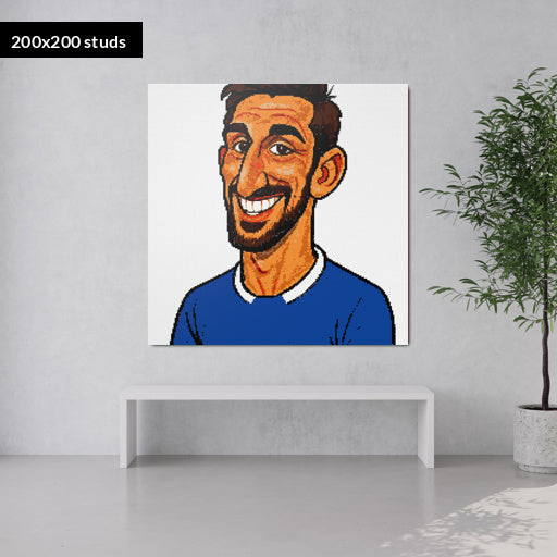 200*200studs, 160*160cm, 63*63inch