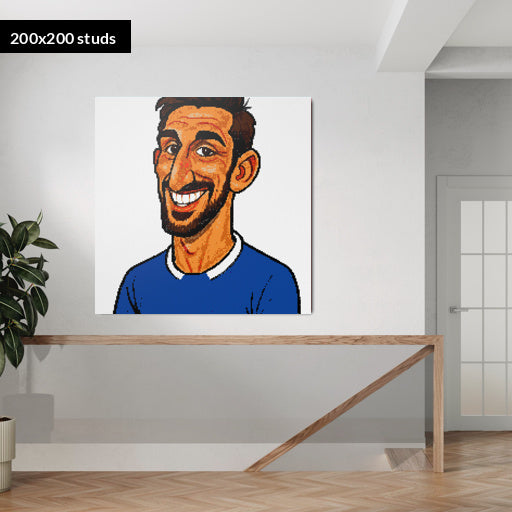 200*200studs, 160*160cm, 63*63inch