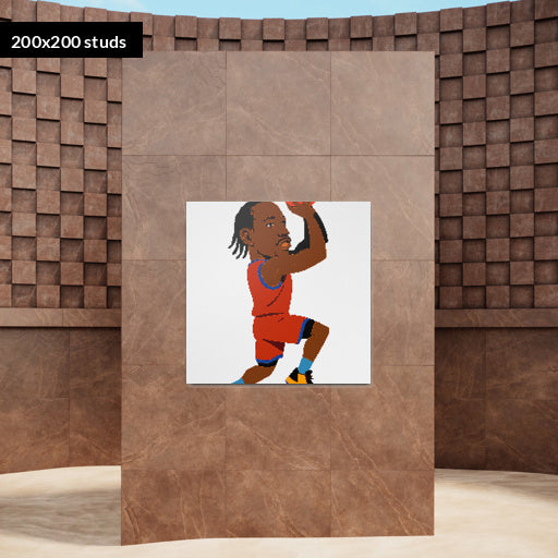200*200studs, 160*160cm, 63*63inch