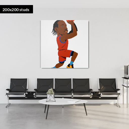 200*200studs, 160*160cm, 63*63inch