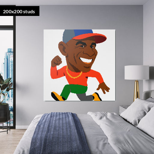 200*200studs, 160*160cm, 63*63inch