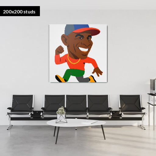 200*200studs, 160*160cm, 63*63inch