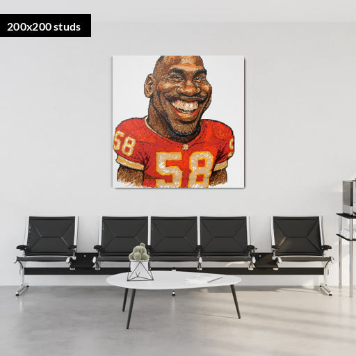 200*200studs, 160*160cm, 63*63inch