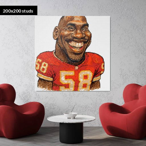 200*200studs, 160*160cm, 63*63inch