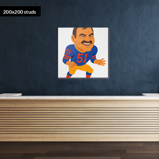 200*200studs, 160*160cm, 63*63inch