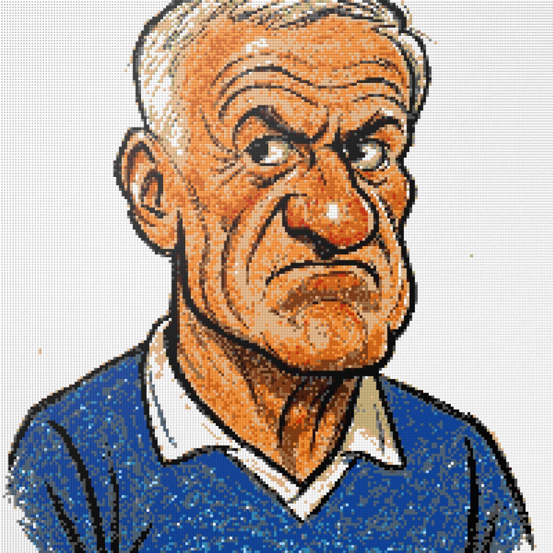 200*200studs, 160*160cm, 63*63inch