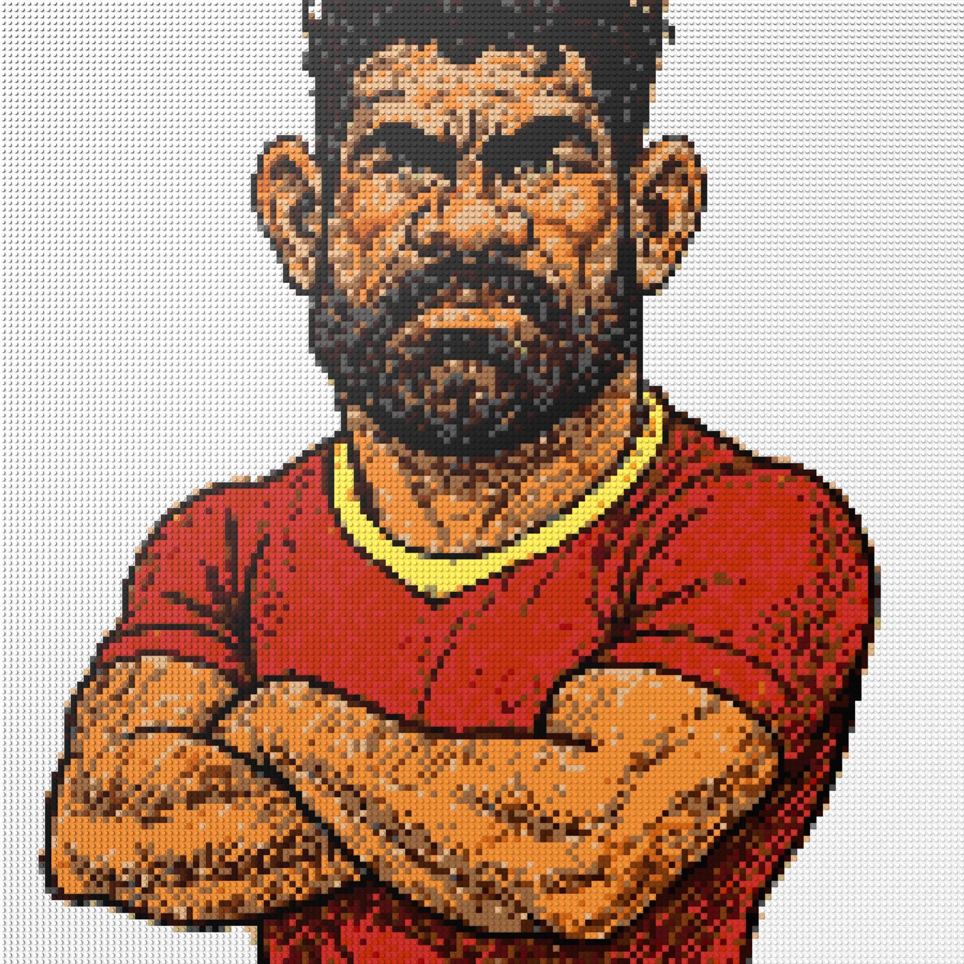 150*150studs, 120*120cm, 47,25*47,25inch