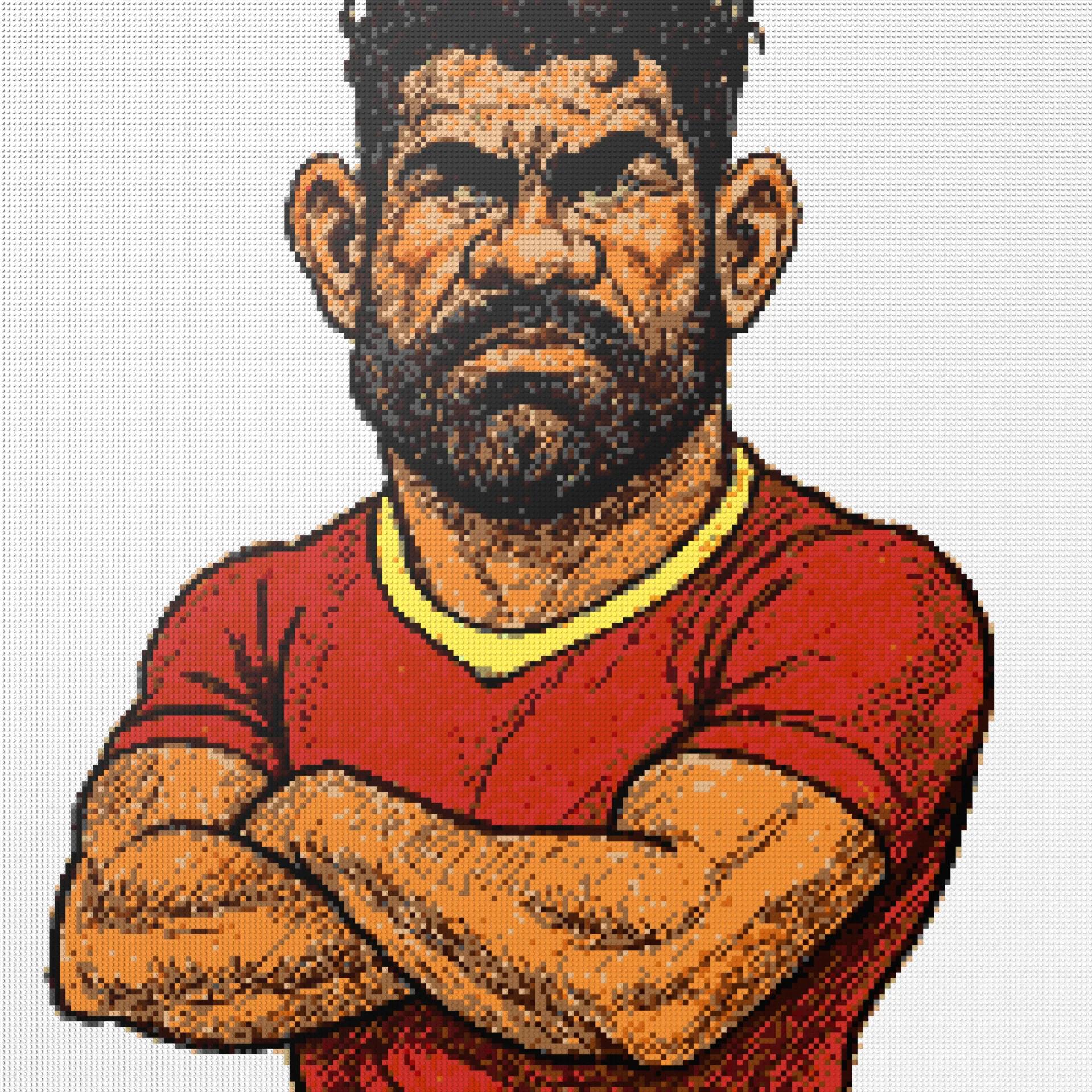 200*200studs, 160*160cm, 63*63inch