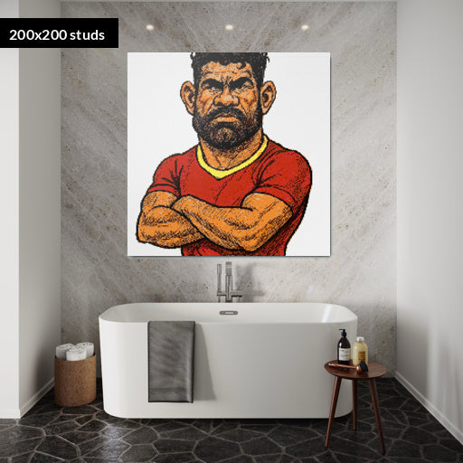 200*200studs, 160*160cm, 63*63inch