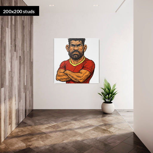 200*200studs, 160*160cm, 63*63inch