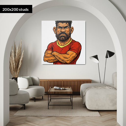 200*200studs, 160*160cm, 63*63inch