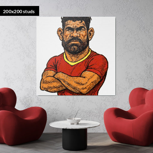 200*200studs, 160*160cm, 63*63inch