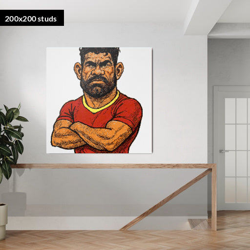 200*200studs, 160*160cm, 63*63inch