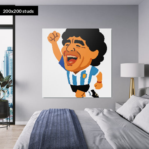 200*200studs, 160*160cm, 63*63inch