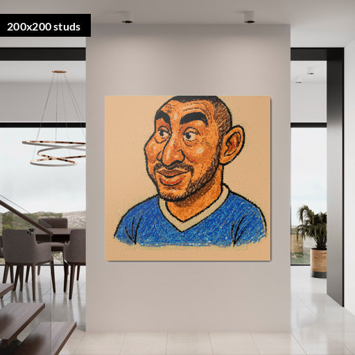 200*200studs, 160*160cm, 63*63inch