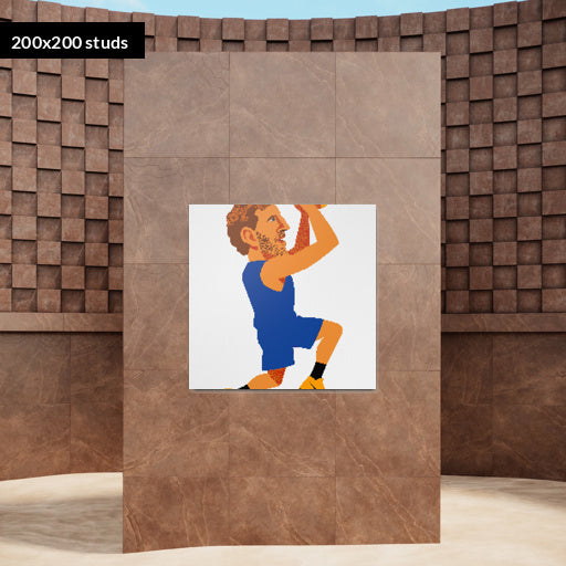 200*200studs, 160*160cm, 63*63inch