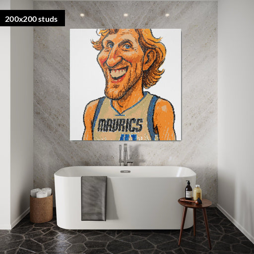 200*200studs, 160*160cm, 63*63inch