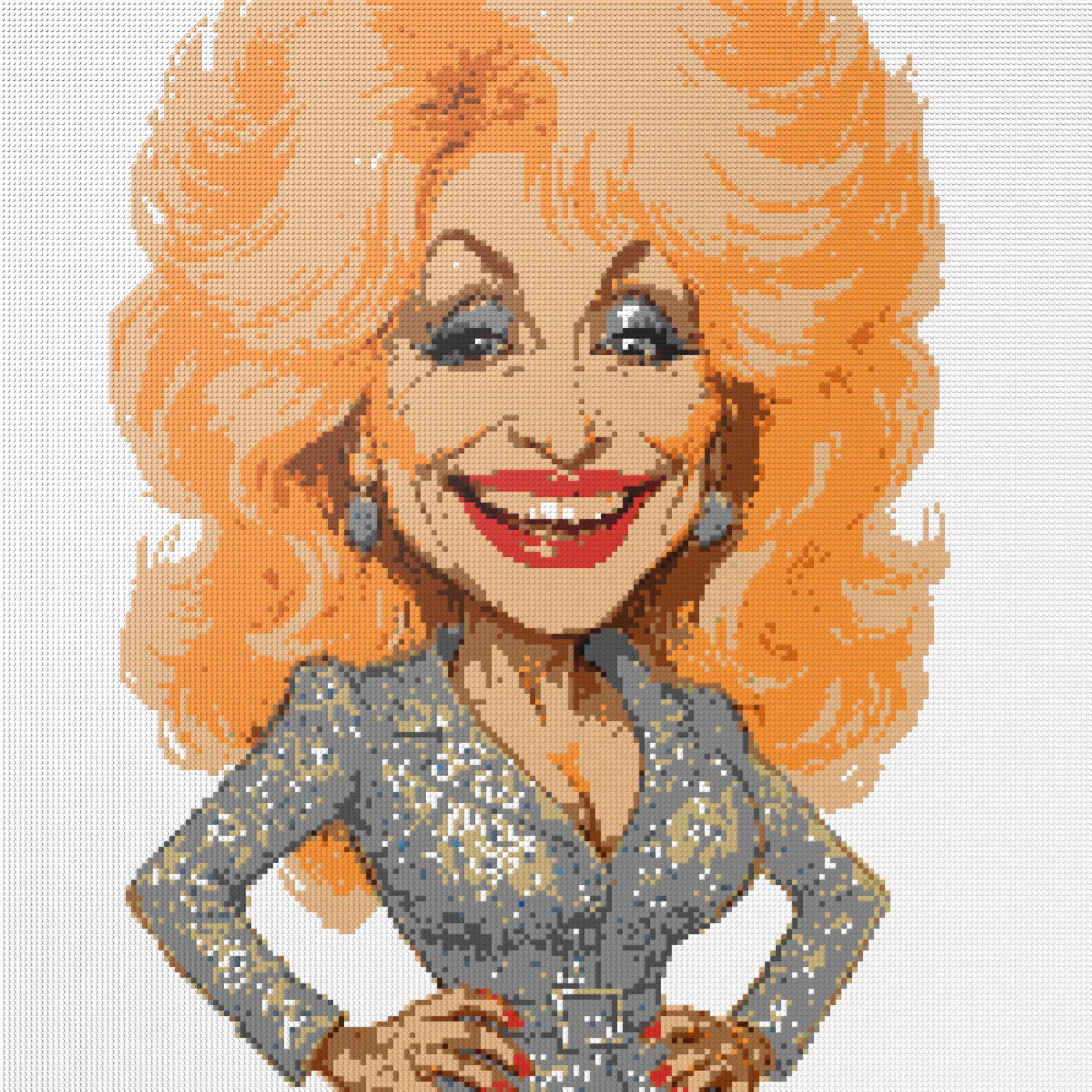 200*200studs, 160*160cm, 63*63inch