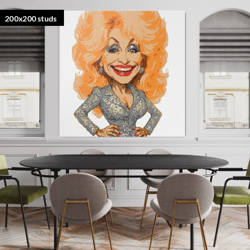 200*200studs, 160*160cm, 63*63inch