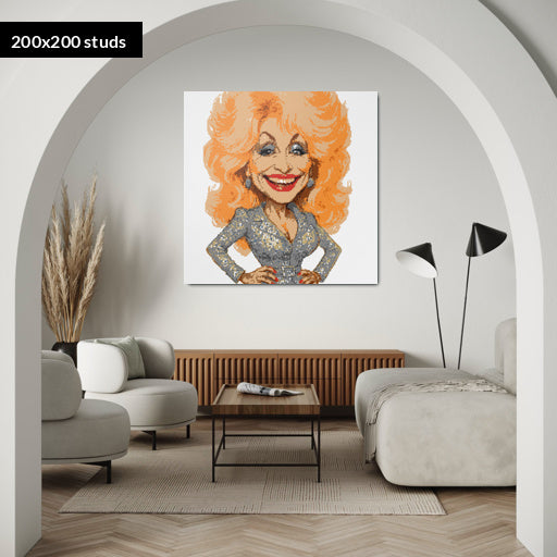 200*200studs, 160*160cm, 63*63inch