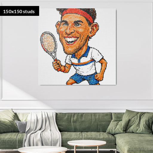 150*150studs, 120*120cm, 47,25*47,25inch