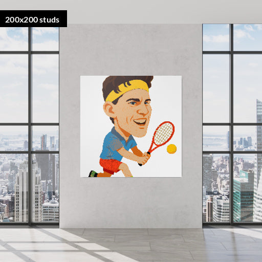 200*200studs, 160*160cm, 63*63inch