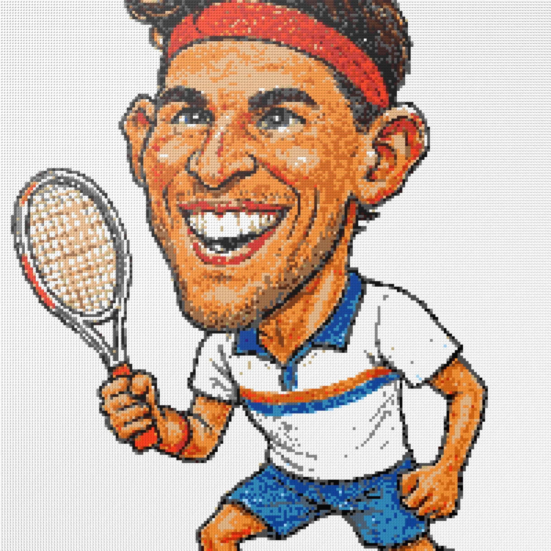 200*200studs, 160*160cm, 63*63inch