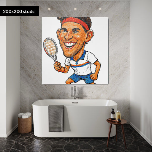 200*200studs, 160*160cm, 63*63inch