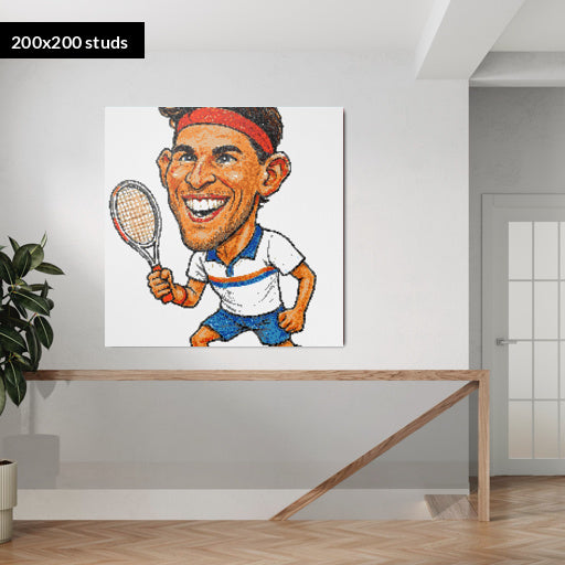 200*200studs, 160*160cm, 63*63inch