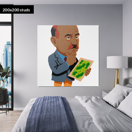 200*200studs, 160*160cm, 63*63inch