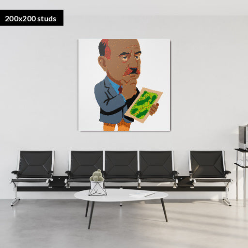 200*200studs, 160*160cm, 63*63inch