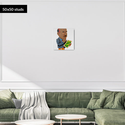 50*50studs, 40*40cm, 15,75*15,75inch
